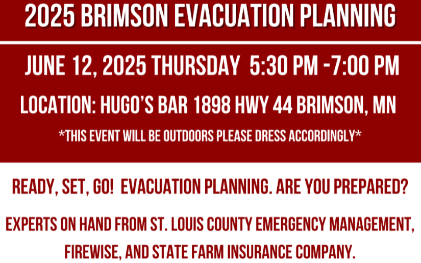 2025 Brimson Evacuation Planning